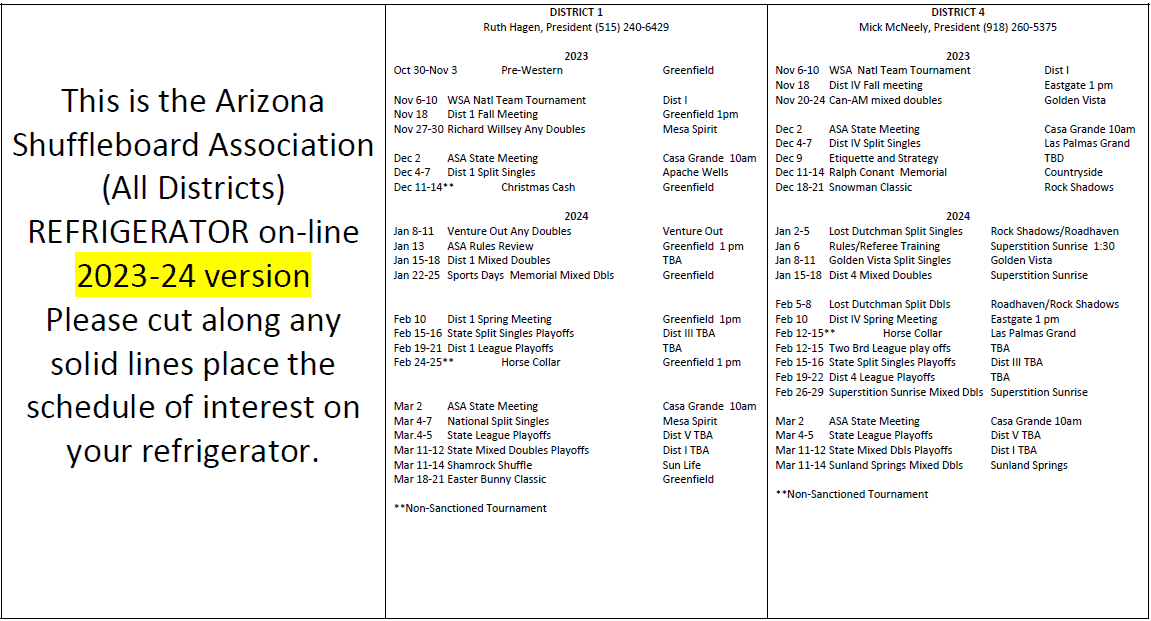 (Click the calendar for a printable Refrigerator version)